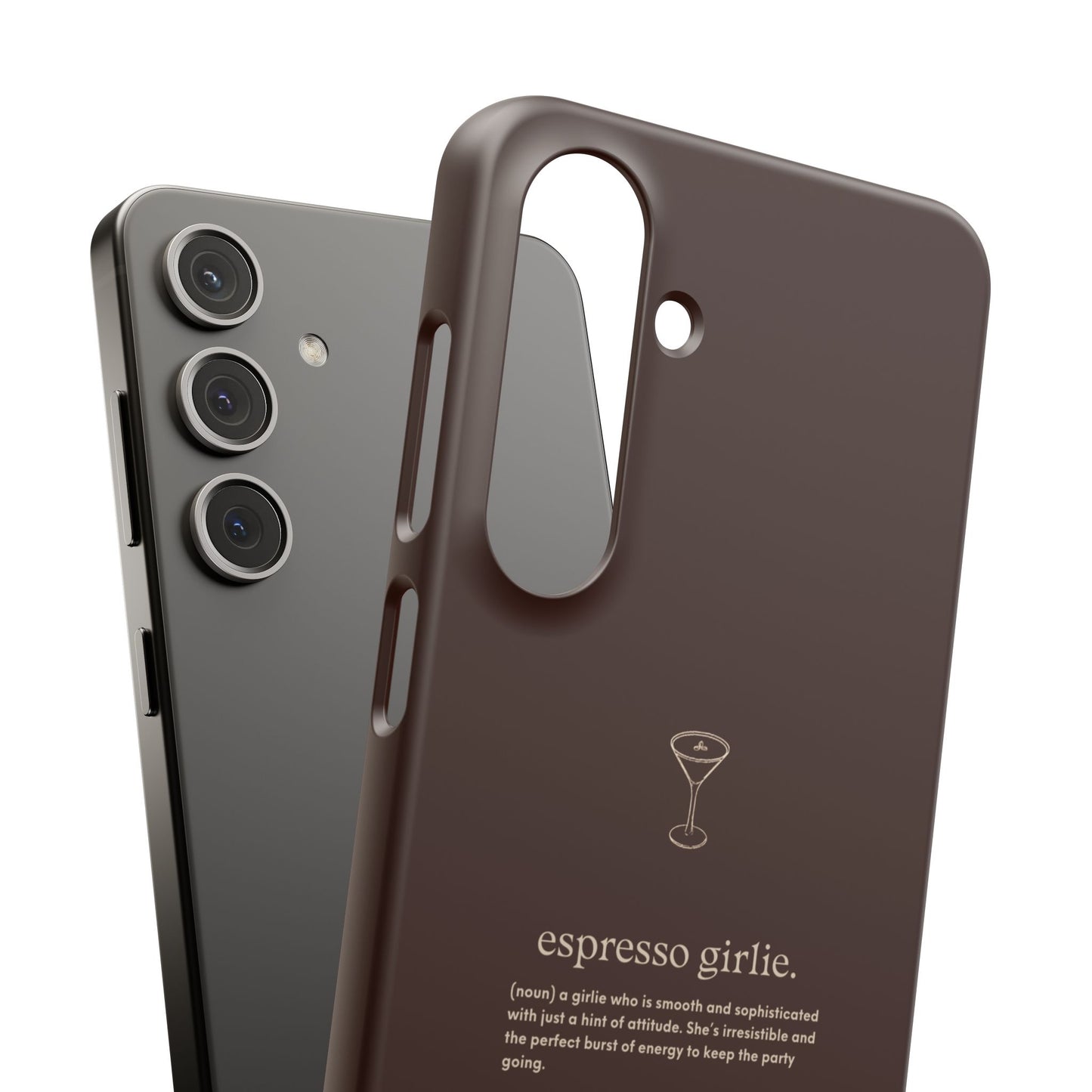 Espresso Girlie - Snap Case