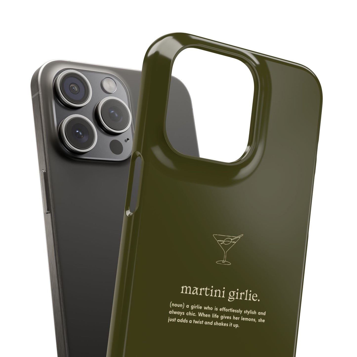 Martini Girlie - Snap Case