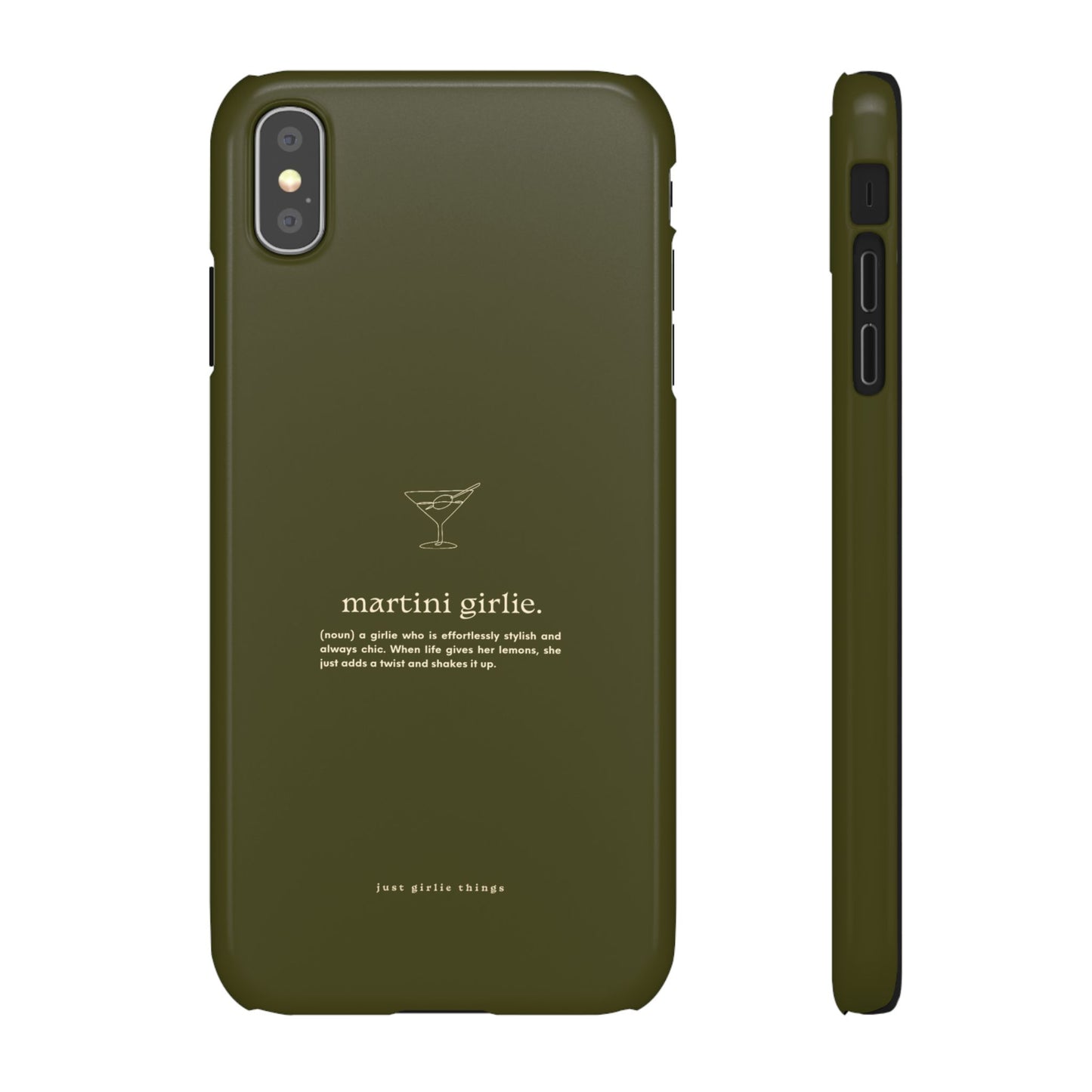 Martini Girlie - Snap Case