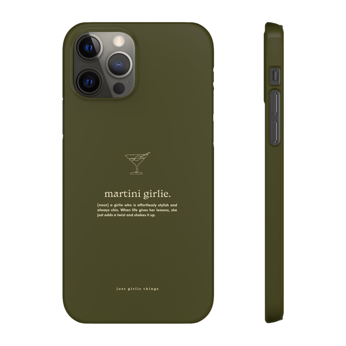 Martini Girlie - Snap Case