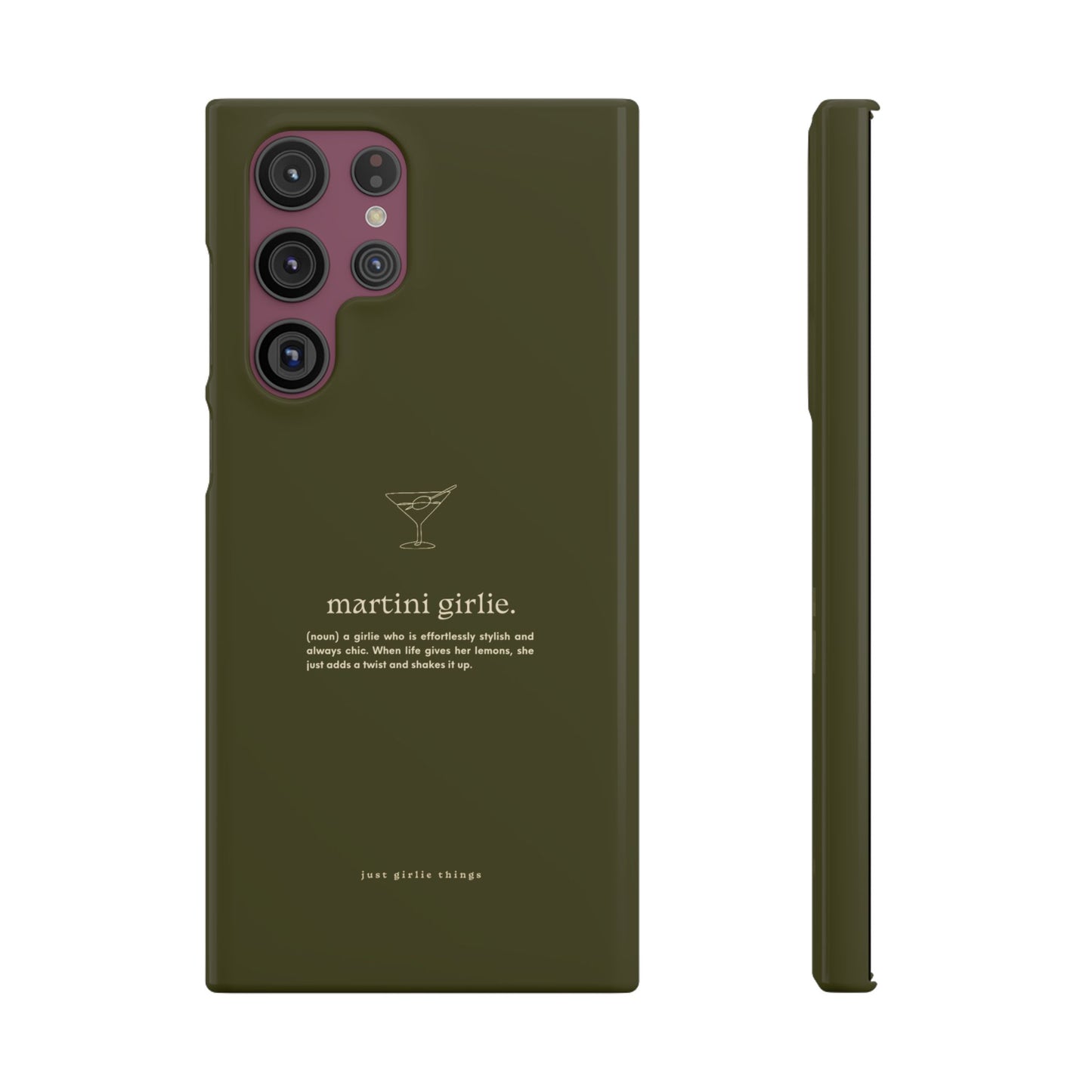 Martini Girlie - Snap Case