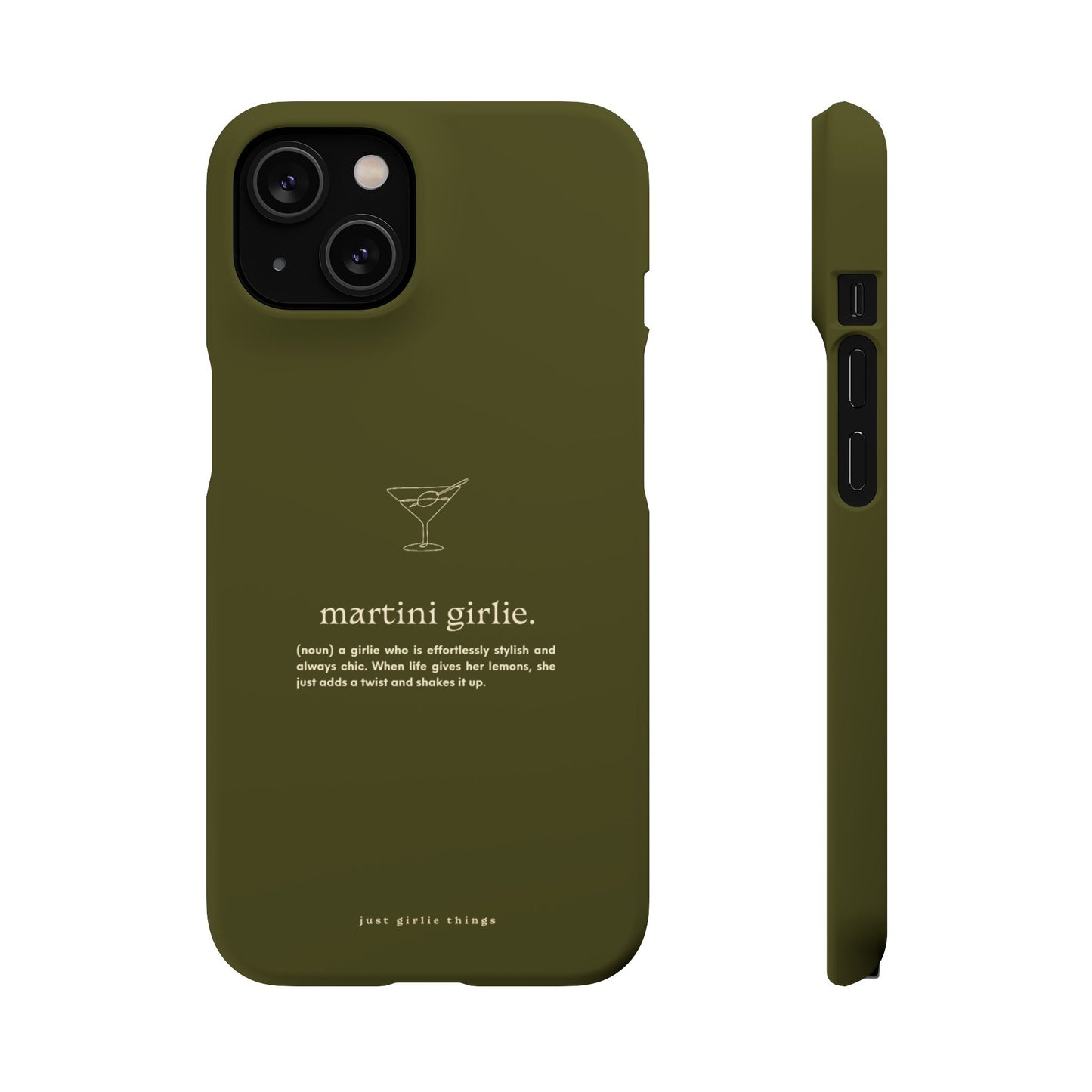 Martini Girlie - Snap Case