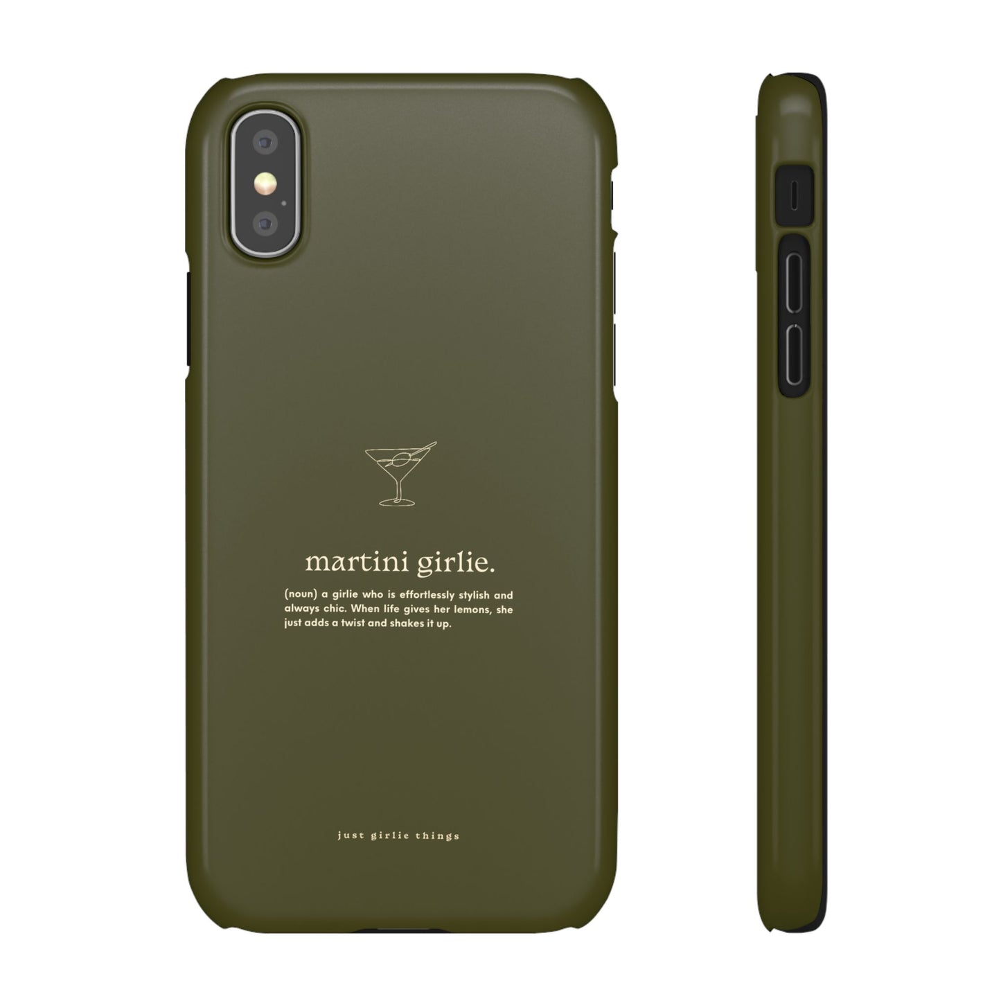 Martini Girlie - Snap Case